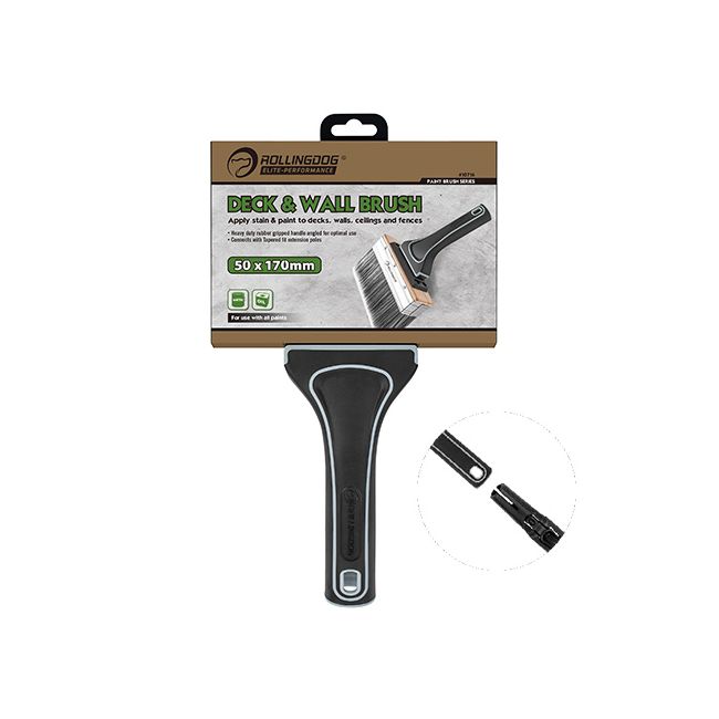 RollingDog 170x50MM Wide Deck & Wall Synthetic Paint Brush HCA-RD10716