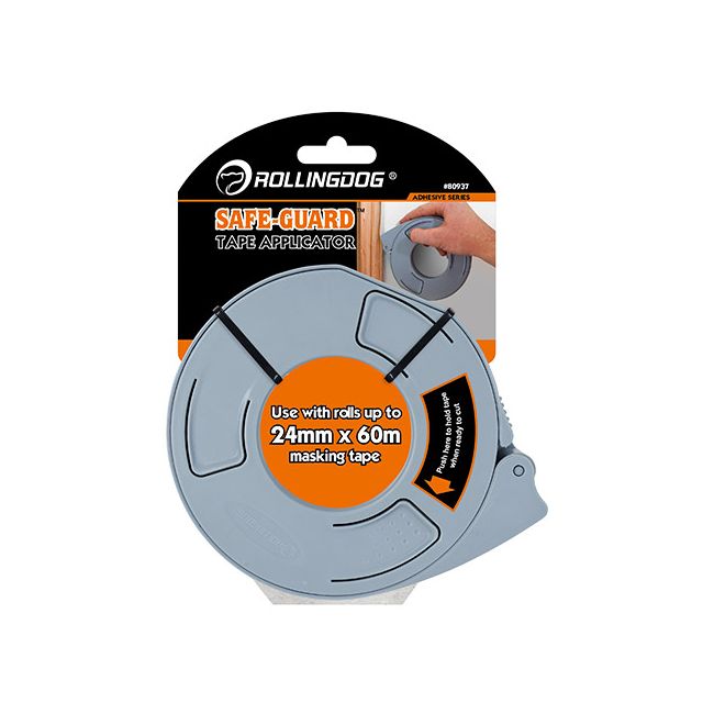 RollingDog 24mm x 60m Tape Applicator with Sharp Cutting Edge HCS-RD80937