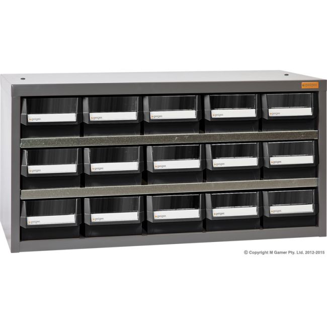 Geiger 15 Drawer HD Parts Cabinet HD515