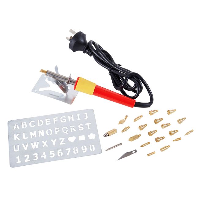 Hot Devil Wood Burning and Hobby Set 24 Piece Soldering Kit HDWBK