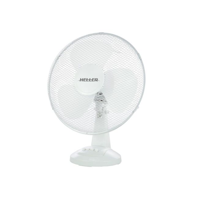 Heller 40CM White Desk Fan HHDF40SG
