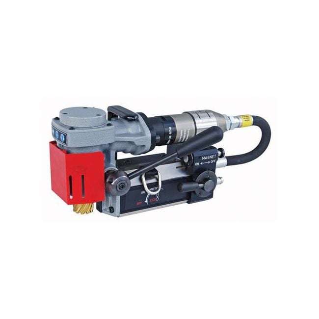 Holemaker Air 35 Fully Atex 11 Certified Pneumatic Magnetic Base 
 Angle DrillCap: 35MM Dia X 25MM HMP35AD-ATEX