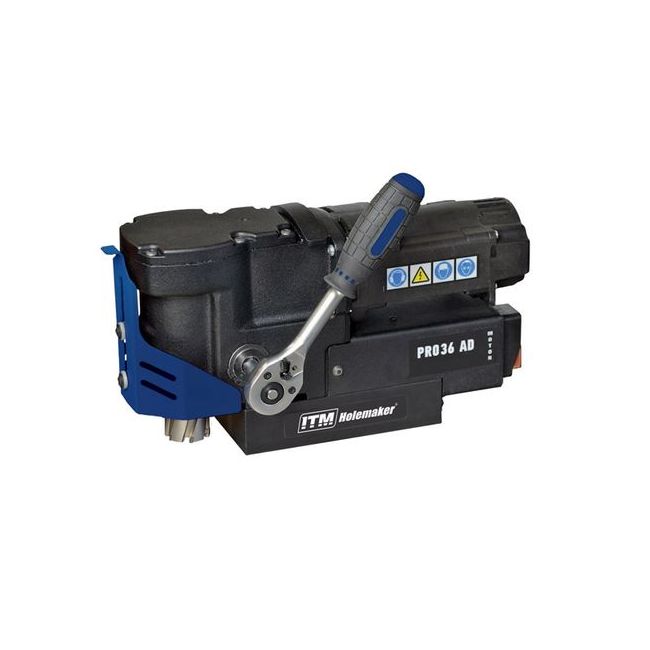 Holemaker PRO36Ad Magnetic Base Angle Drill240V Capacity: 36MM Dia X 30MM HMPRO36AD