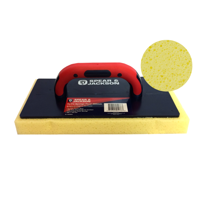 Spear & Jackson Float Sponge Hydro Standard 280 X 140MM Soft Grip Handle SJ-HS280