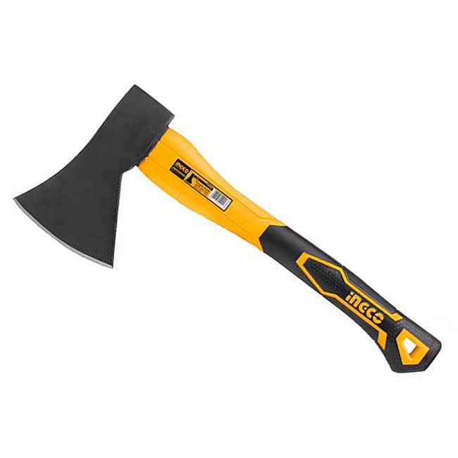 INGCO HTM-HAX0206008 Axe 390mm 600g Fibreglass Handle Drop Forged Hammerhead HTM-HAX0206008