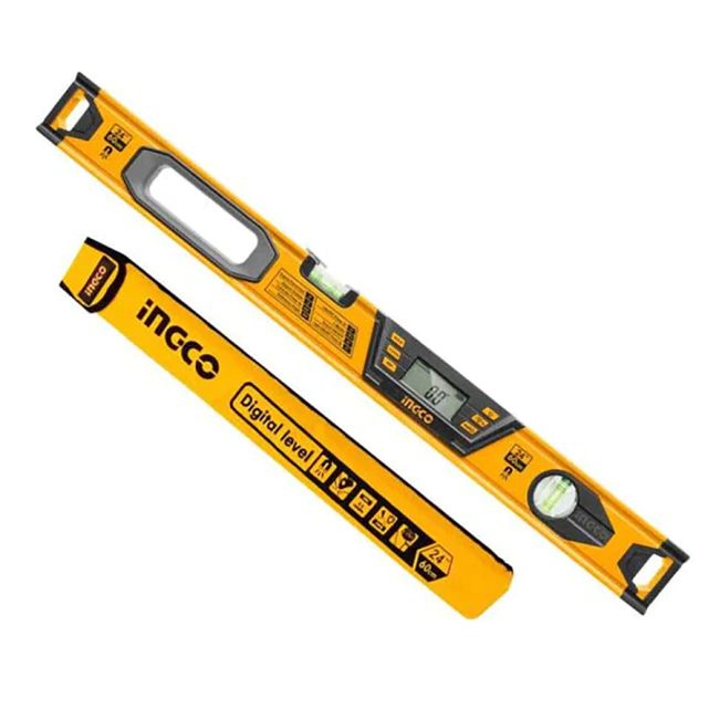 INGCO Digital Level 600 mm – Precision Electronic Spirit Level with Rubber Grip HTM-HSL08060D