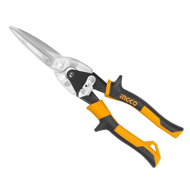 INGCO HTM-HTSN0112S Long Aviation Snips Straight 12"/300mm Metal Cutter Shears HTM-HTSN0112S