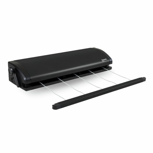 Daytek 5 Line Anthracite Black Retractable Clothesline A02841401