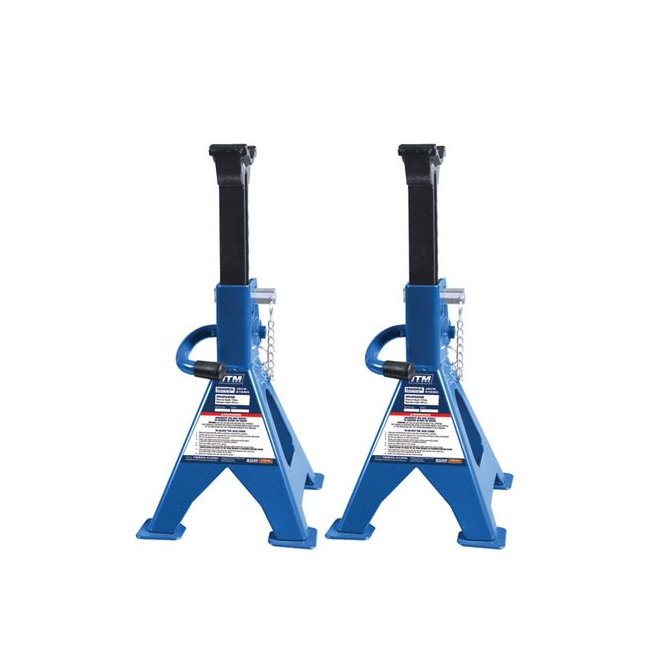 ITM 1,500kg 400mm Ratchet Jack Stand Pair TM820-01500