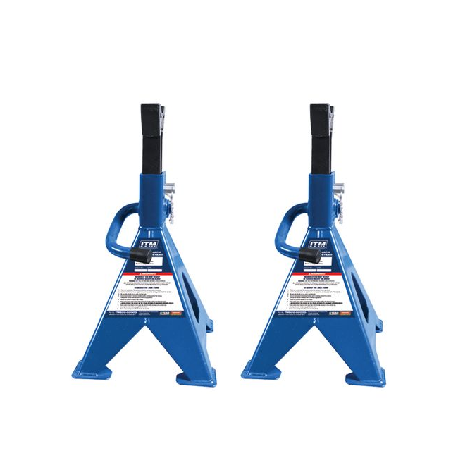 ITM 2,000kg 434mm Ratchet Jack Stand Pair TM820-02000