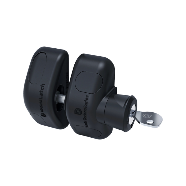 D&D Technologies MagnaLatch Side Pull Lockable Pool Gate Latch MLSPS2LRB