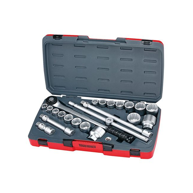 Teng Tools 22PC 3/4" DR Socket Set TE-T3422S
