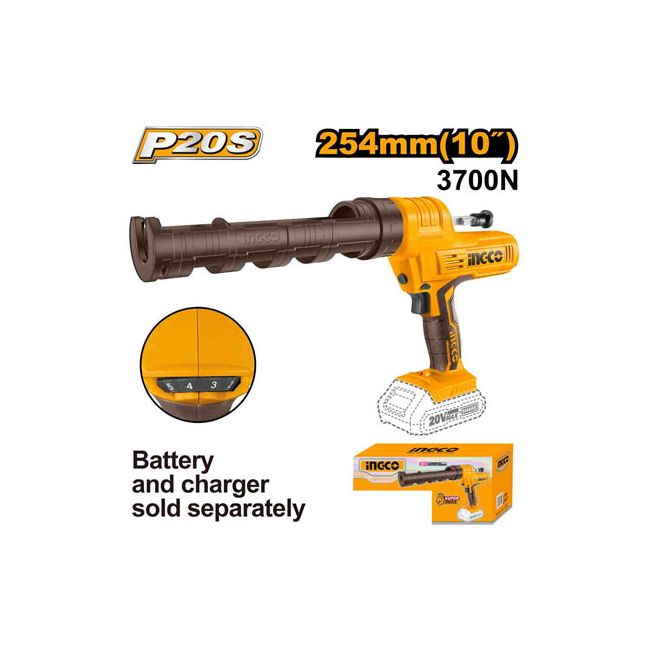 Ingco 20V Li-Ion Cordless Caulking Gun HTP-CCGLI2001