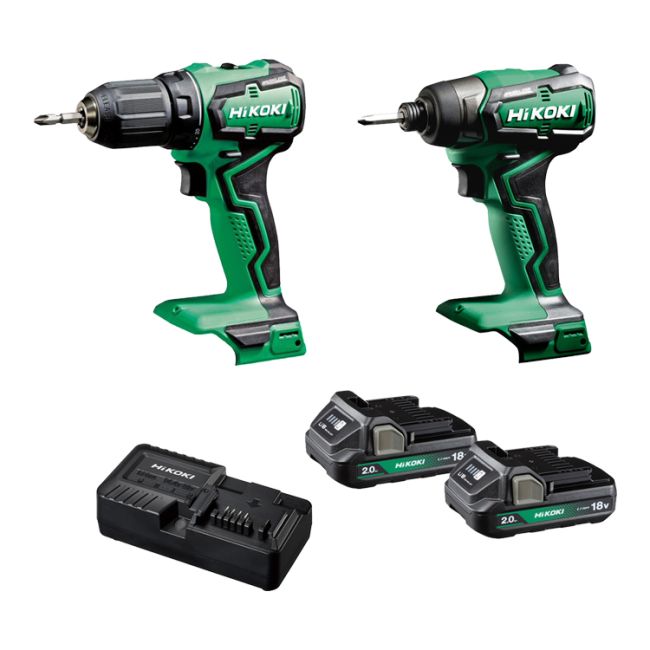 Hikoki 18V Brushless 2 Piece Combo Pack KC18DD(HCZ)