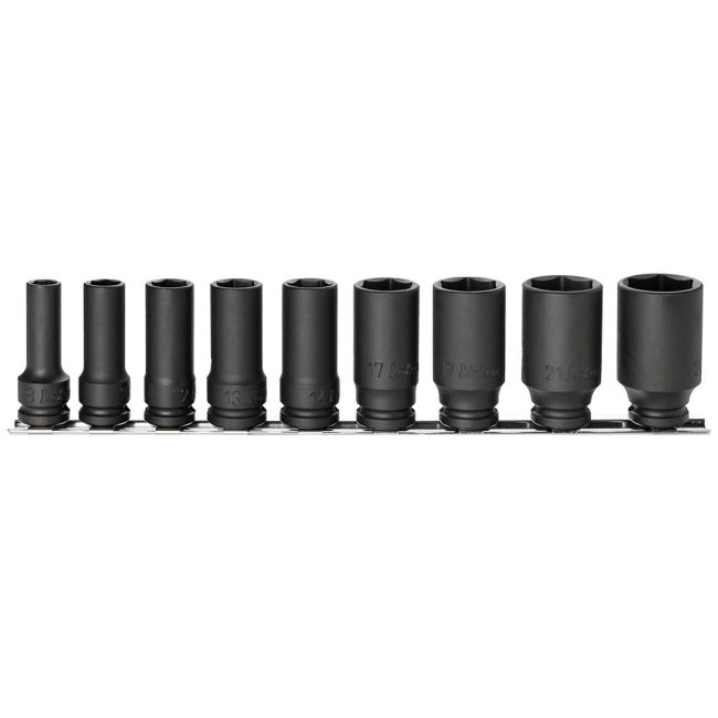 Koken 3/8"Dr 9PC Semi Deep Impact Socket Set KORS13301X/9