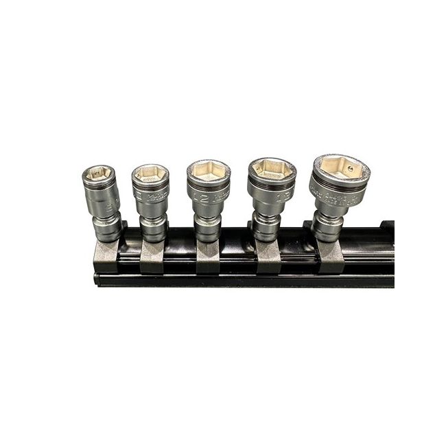 Koken 1/4"Dr Nut Grip Universal Socket (8-14MM) 5 Piece Set KORS2441MZ/5