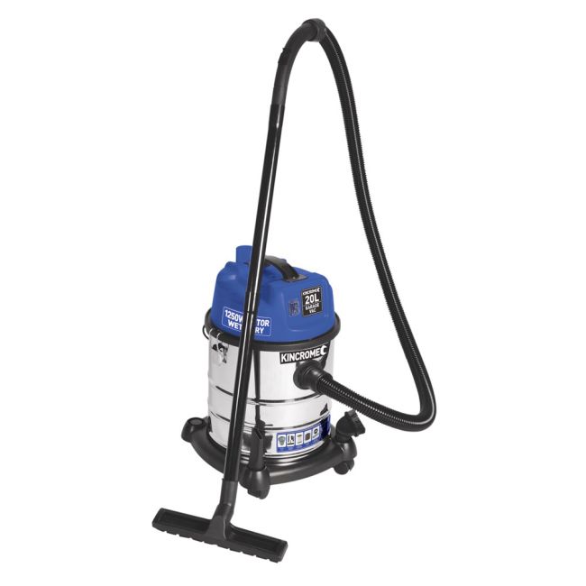 Kincrome KP702 Vacuum Cleaner Wet & Dry 20L 1250w