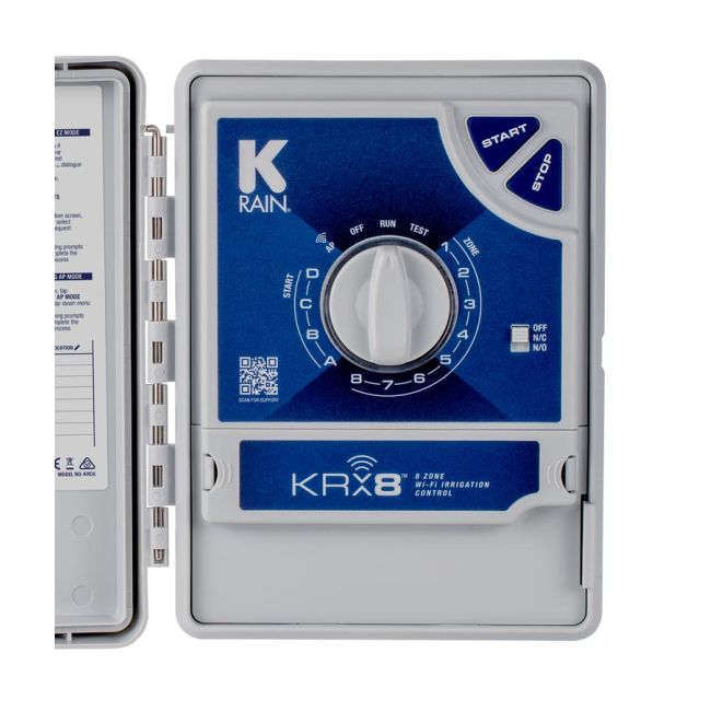 K-Rain 8 Zone Wi-Fi Irrigation Controller KRX8