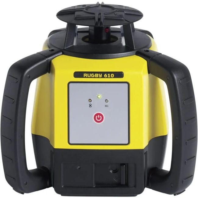 Leica Rugby 610 Laser Level with Rod-Eye 160 Digital Receiver Alkaline LG6008616