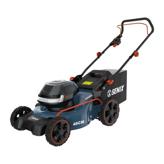 Senix 2X2 36V Brushless 46cm (18") Push Lawnmower Kit LSPX2-H-EU