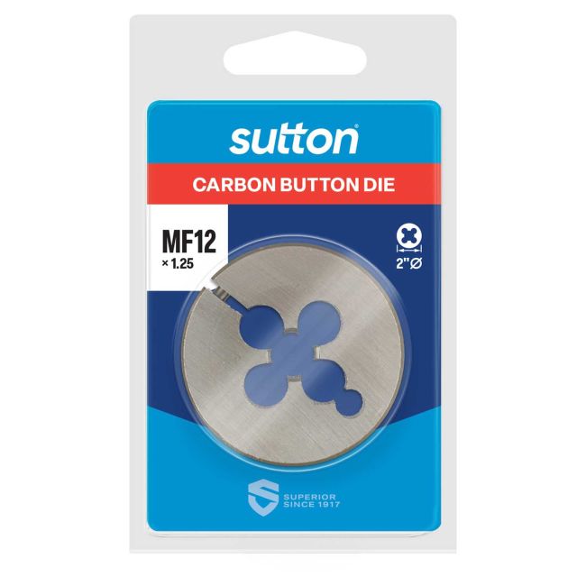Sutton Button Die M12 X1.25 2" OD M4051206