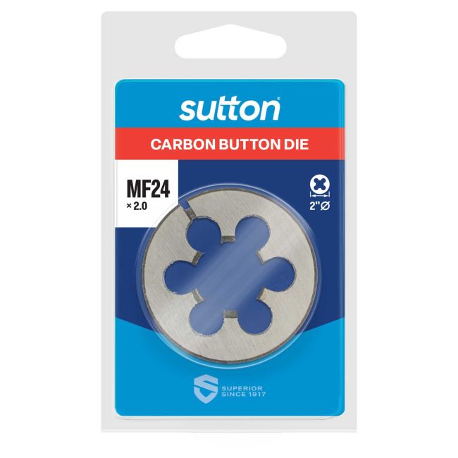 Sutton Button Die M24 X2.0 2" OD M4052408