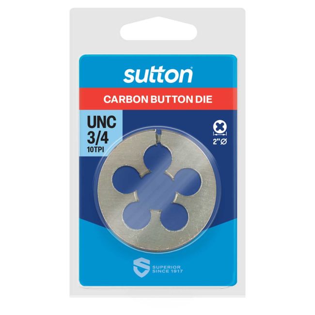 Sutton Button Die UNC 3/4 2Dia M4141905