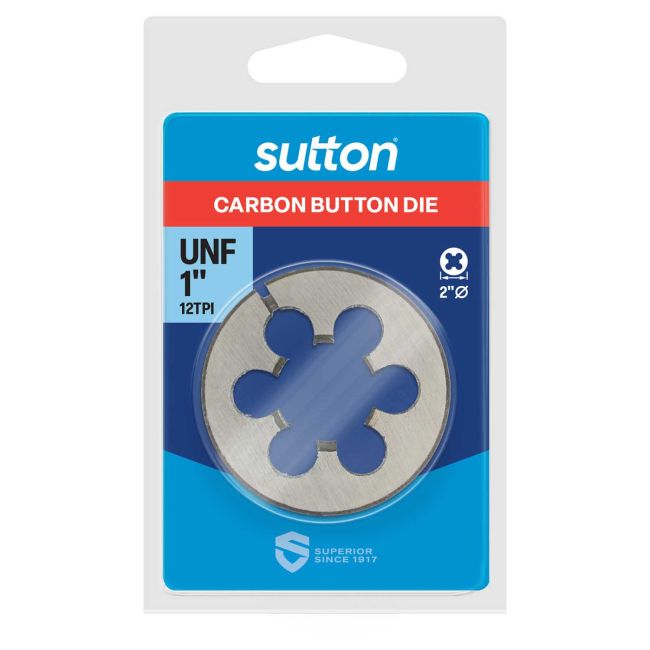 Sutton Button Die UNF 1-12 2Dia M4172540