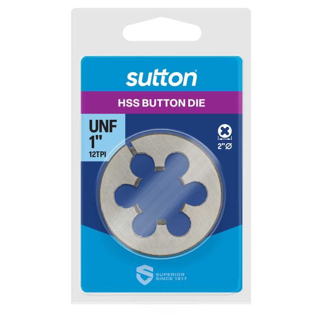 Sutton Button Die 2" OD 1" X 12 NF M5652540