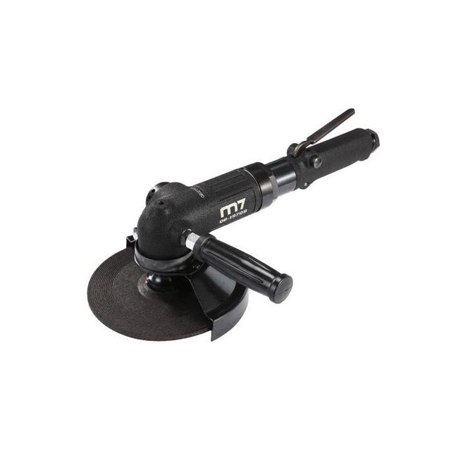 M7 ANGLE GRINDER 180MM, 5/8" SPINDLE, HEAVY DUTY EXTRA QUIET, SAFETY LEVER THROTTLE WITH SIDE HANDLE M7-QB197Q