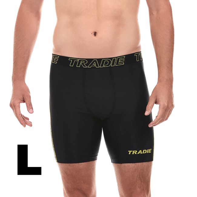Tradie MJ1722SA Trunks Long Leg Compression 2 Pack MEDIUM Nylon / Elastane MJ1722SA
