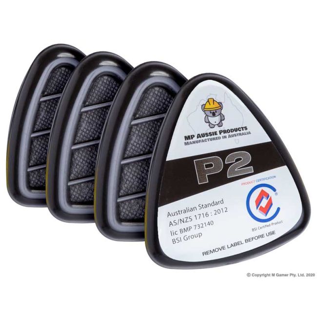 MP Aussie Products Disposable P2 Filters MPRF-P2-4