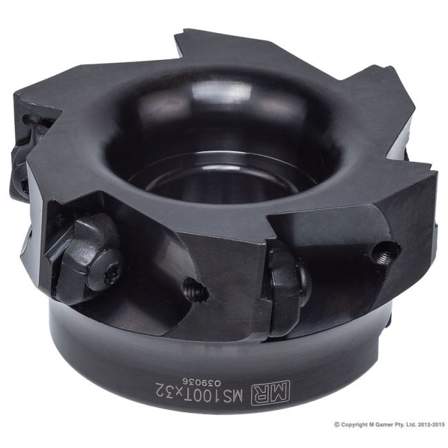 Geiger Face Mill 100mm x 32mm Bore 90 degree MS100TX32