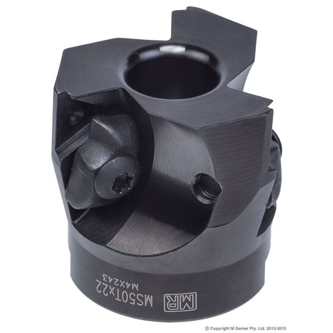 Geiger Face Mill 50mm x 22mm Bore 90 Degree MS50T