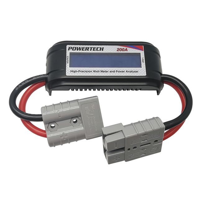 Powertech DC Power Meter with Anderson Connectors 200A MS6192