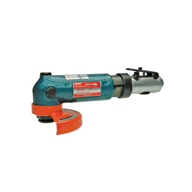 NPK 100MM Air Angle Grinder Safety Lever Throttle Silenced NAG-40ELW