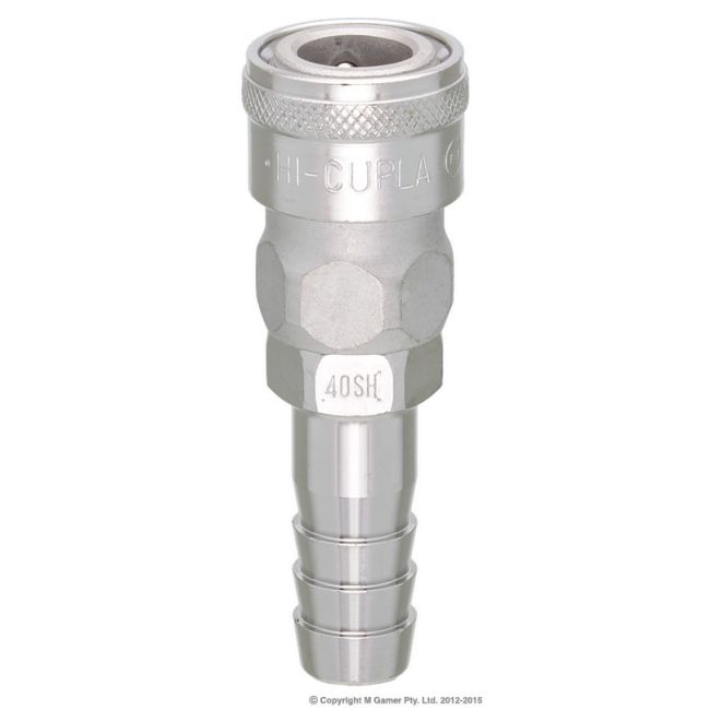 Nitto Kohki 1/2" Hose Fitting to Nitto Coupling Socket NIT40SH