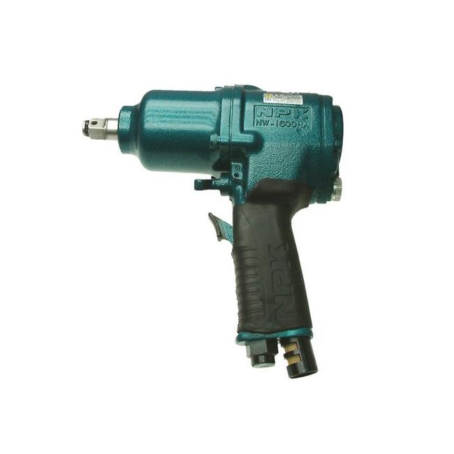 NPK 1/2" DR IMPACT WRENCH PISTOL GRIP SINGLE HAMMER NPK-NW1600HA