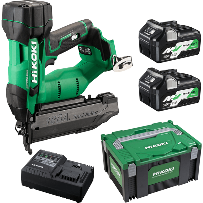 HiKOKI 18V 5.0Ah 18G C1 Brad Nailer Kit NT1850DA(HRZ)