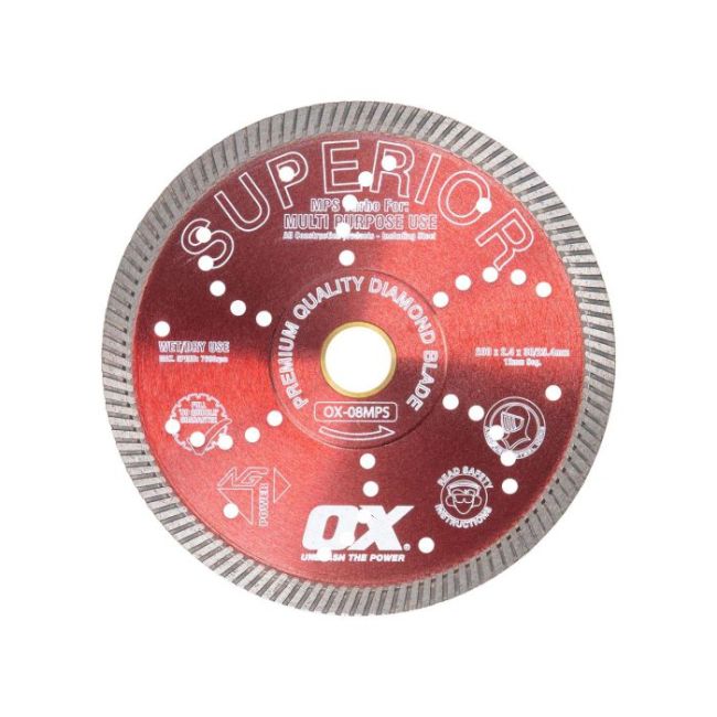 OX Professional MPS 8" Turbo Diamond Blade OX-08MPS