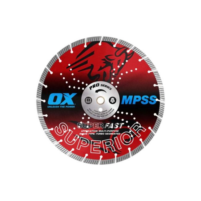 OX Professional MPSS 16" Superfast Seg. Turbo Diamond Blade OX-16MPSS