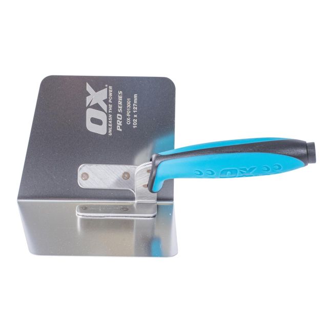 OX Pro Internal Corner Trowel - 102 x 127mm / 4in x 5in OX-P013001