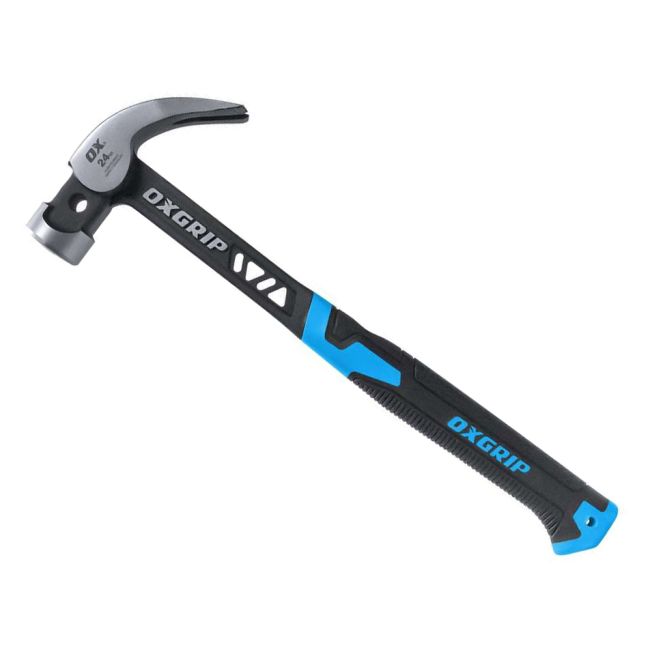 OX Pro Claw Hammer 24oz Ultrastrike Magnetic Nail Starter OX-P086524