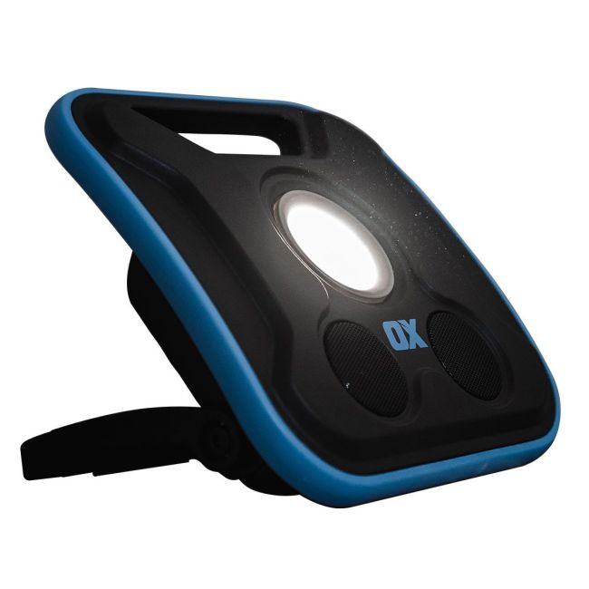 OX Pro 2300 Lumen Rechargeable LED Worklight W/Speakers OX-P311023