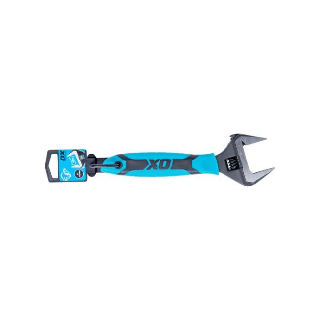 OX Pro Series Adjustable Wrench (Extra Wide Jaw) 200mm / 8in OX-P324608