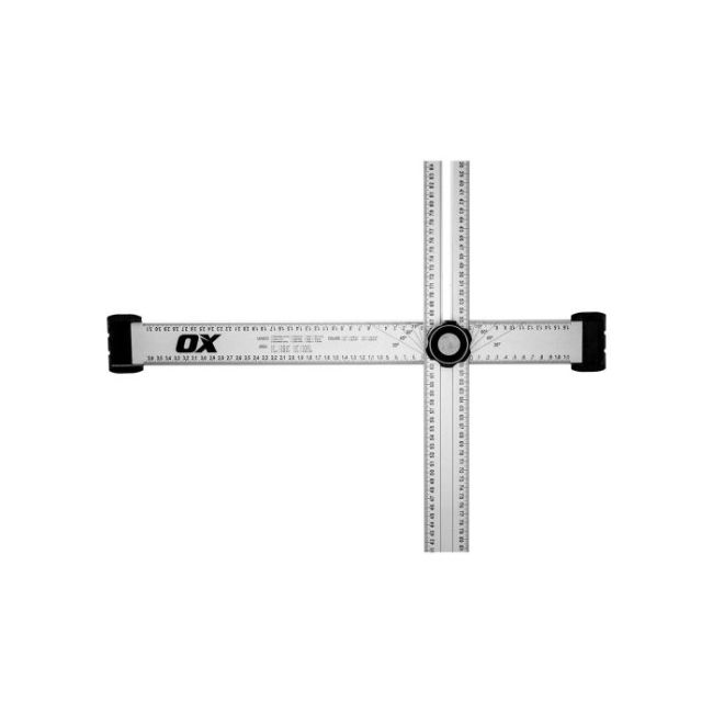 OX Pro Adjustable T Square - Metric Markings - 1200mm OX-P506212