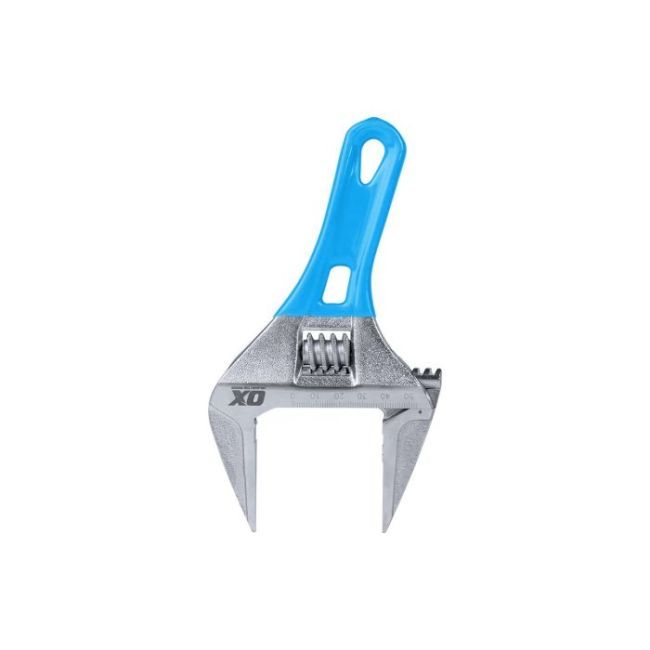 OX Pro Series Adjustable Stubby Wrench (Extra Wide Jaw) - 180mm / 7in OX-P560507