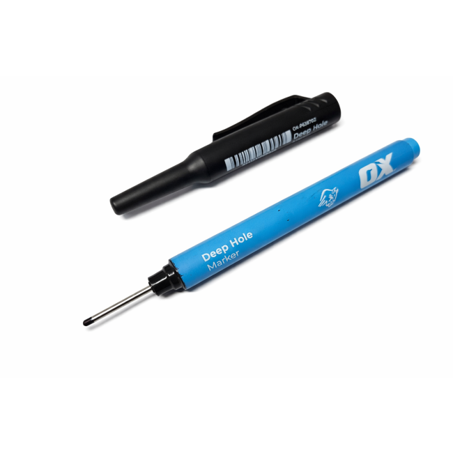 OX Pro Deep Hole Marker Pen Black W/Holster OX-P638701