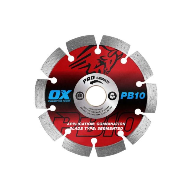 OX Professional PB10 5" Segmented Diamond Blade - Abrasive OX-PB10-5