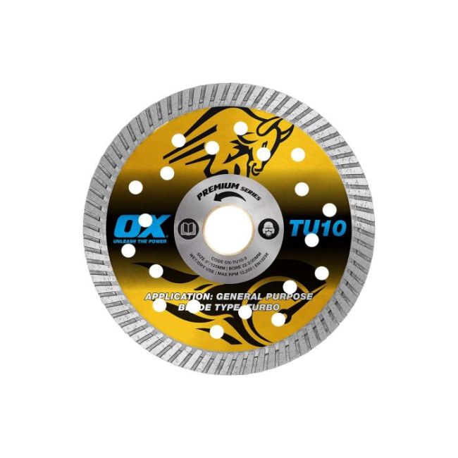 OX Trade 5" Turbo Diamond Blade - Universal/Hard OX-TU10-5